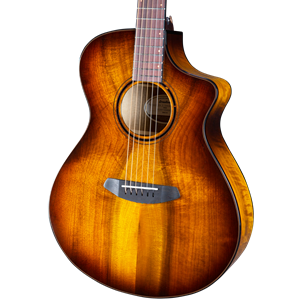 Breedlove ECO Pursuit Exotic S Concertina Tiger's Eye CE Myrtlewood Acoustic-Electric Guitar