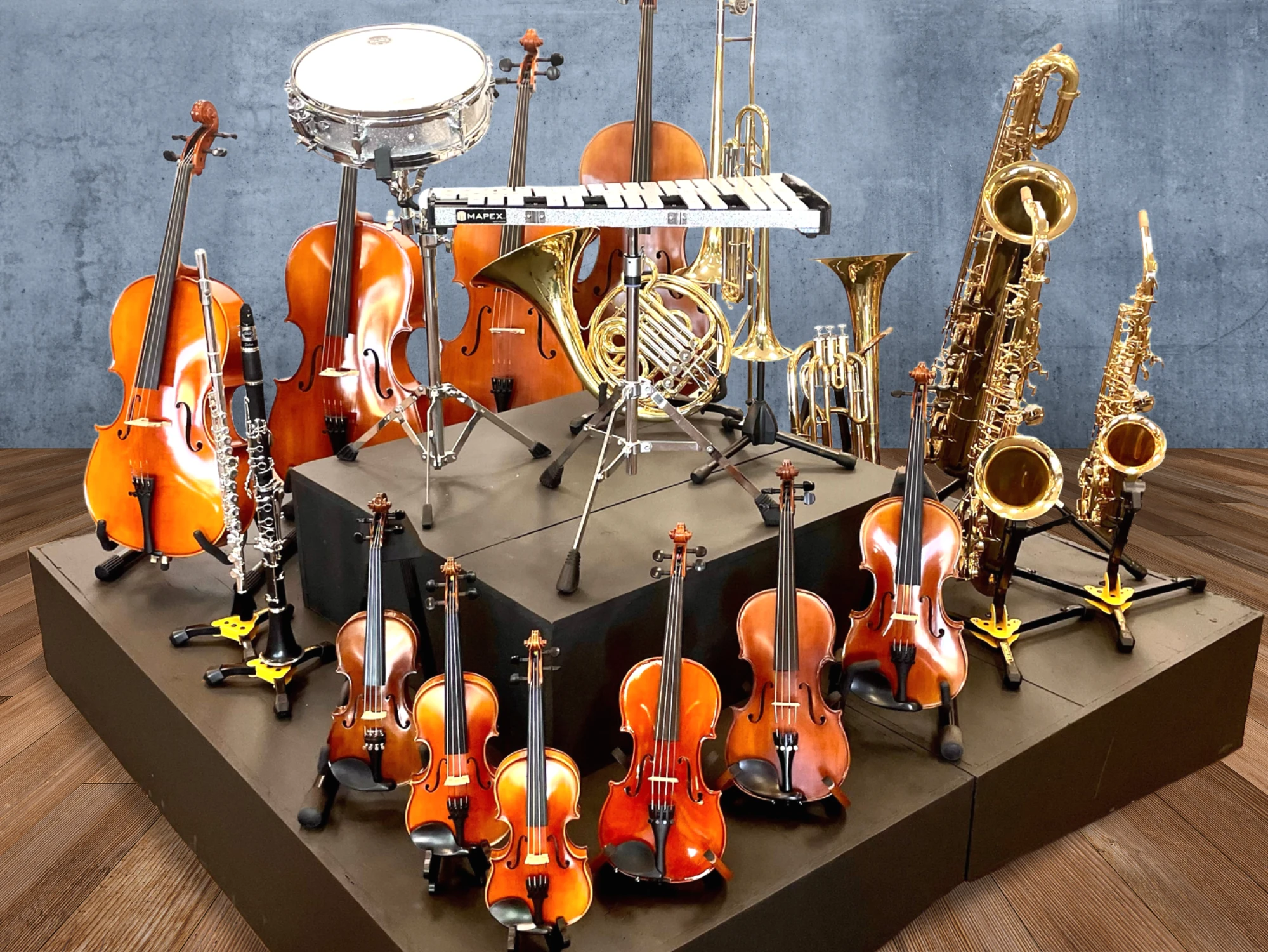 The Magic Flute rents high quality band and orchestra instruments for Marin school music programs at the best rental rates.
