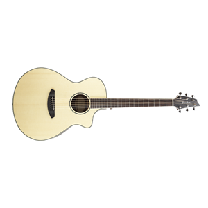 Breedlove Pursuit Exotic Series Concert CE Engelmann-Striped Ebony