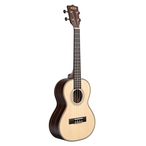 Kala Satin Solid Spruce and Striped Ebony Tenor Ukulele