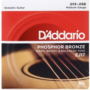 D'addario Phosphor Bronze Acoustic Medium (.013-.056)