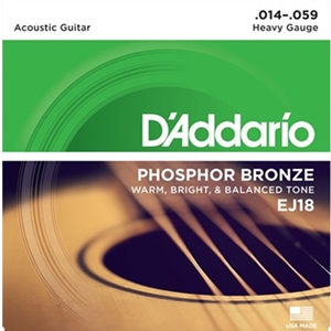 D'addario Phosphor Bronze Acoustic Heavy (.014-.059)