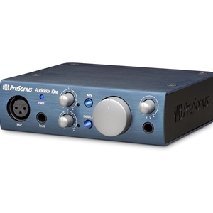 PreSonus AudioBox iOne 2X2 usb 2.0 and IOS Recording Interface 1 Mic Input