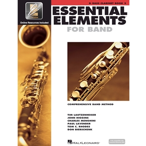 Essential Elements for Band – Bass Clarinet Book 2 with EEi
