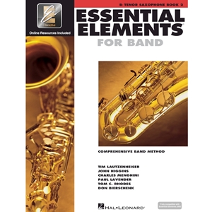 Essential Elements 2000: Book 2 - Tenor Sax - w/ EEi