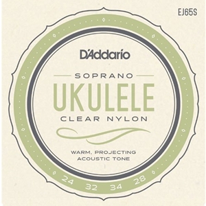 D'addario Soprano Ukulele Strings Clear Nylon