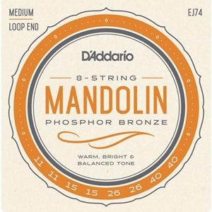 D'addario Phosphor Bronze Medium Mandolin Strings (.011-.040)