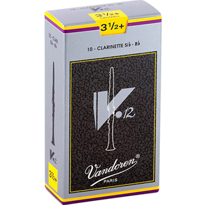 Vandoren Bb Clarinet V12+ #3.5 Reeds, Box 10