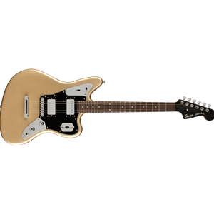 Squier by Fender Contemporary Jaguar HH Stop Tail Laurel Fingerboard Black Pickguard Shoreline Gold (Blemished)