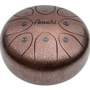 Amahi Steel Tongue Drum 10" Bronze