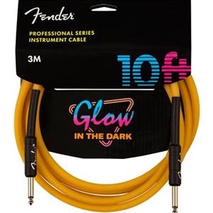 Fender Pro Glow in the Dark Cable Orange 10 Feet