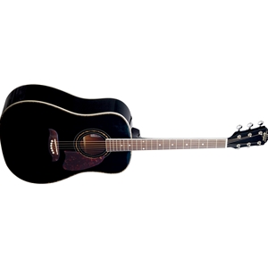 Oscar Schmidt Dreadnought Acoustic Guitar, Black