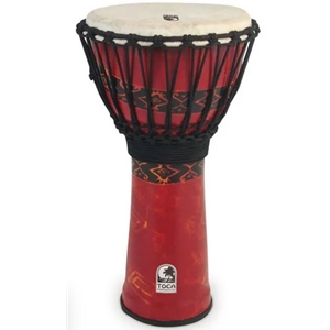 Toca Freestyle Rope Tuned 12’’ Djembe Bali Red Finish