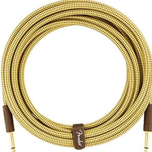 Fender Deluxe Series Instrument Cable 10' Tweed, Straight