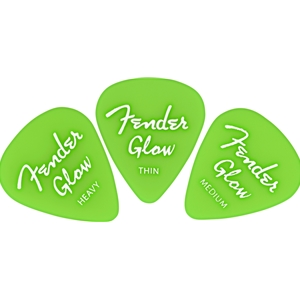 Fender Glow in the Dark Picks 12 Pack