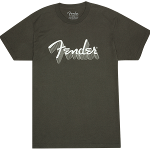 Fender Reflective Ink T-Shirt Charcoal S