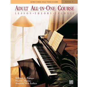 Alfred Basic Adult All-in-one Piano Course: Level 1