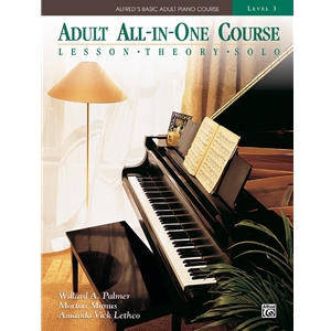 Alfred Basic Adult All-in-one Piano Course: Level 3 - Piano