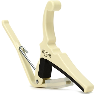 Fender X Kyser Quick-Change Electric Guitar Capo Olympic White