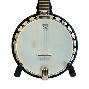 Deering Custom Boston Long Neck Banjo in TKL Case (Consigned)