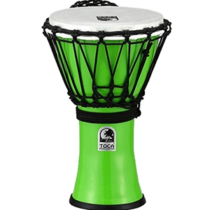 Toca Colorsound Rope Tuned 7" Djembe - Pastel Green