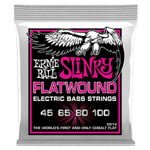 Ernie Ball Super Slinky Flatwound Bass Strings 45-100