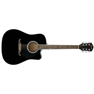 Fender FA-125CE Dread Black Acoustic Guitar