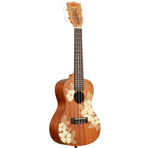 Kala Voyage Hibiscus Concert Ukulele w/Bag