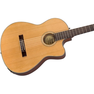 CN-140SCE Nylon Thinline, Walnut Fingerboard, Natural w/Case