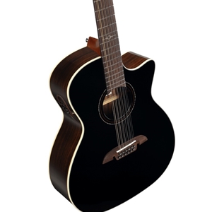 Alvarez Artist Grand Auditorium 12 String Blacktop With Cutaway Acoustic-Electric Guitar
