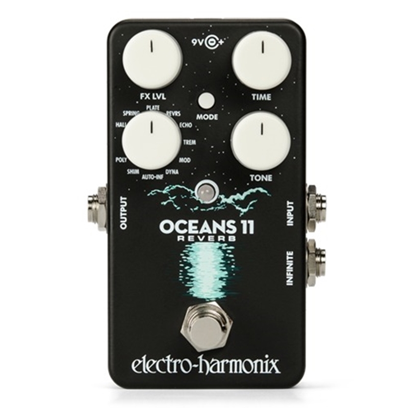 Electro-Harmonix OCEANS 11 リバーブ The Magic Flute - Electro Harmonix Oceans 11 Reverb Pedal