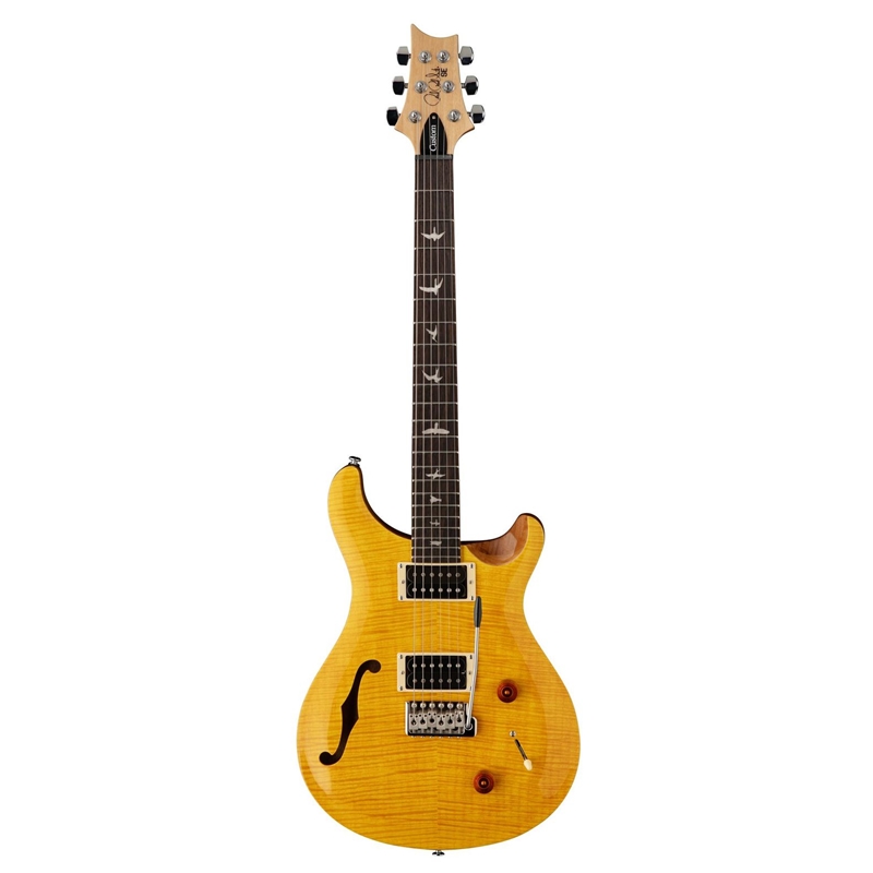 The Magic Flute - PRS Guitars SE Custom 22 Semi-Hollow Santana Yellow  Electric Guitar