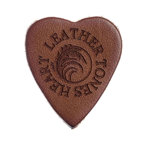 Timber Tones Leather Tones Heart Brown Individual Pick