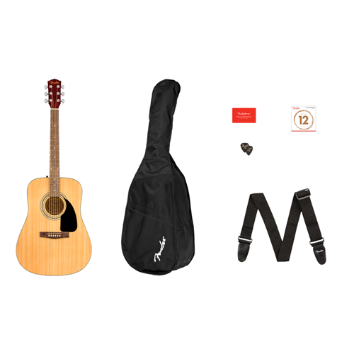 Fender FA-115 Dread Pack V2 Natural Acoustic Guitar