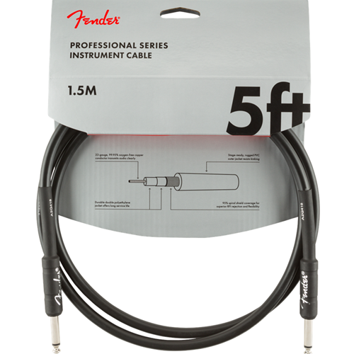 Fender Professional Series 5' Instrument Cable
