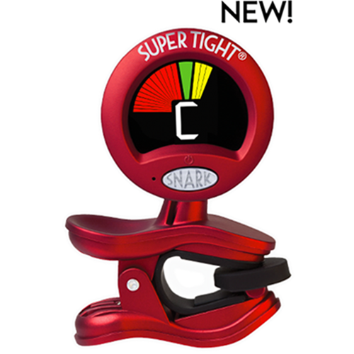 Snark Tuner Clipon Chromatc All Instrument Red with Microphone