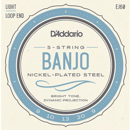 D'addario 5-String Banjo Light Strings