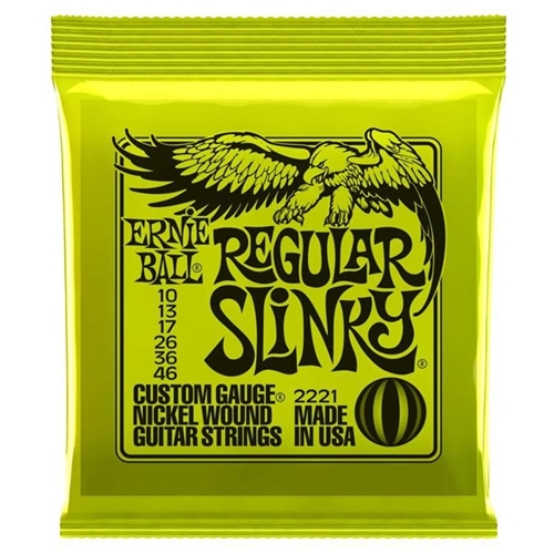 Regular Slinky Nickel Wound Electric Guitar Strings - 10-46 Gauge