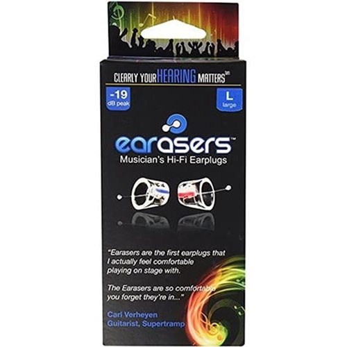 Earasers Musicians Plugs -19 db (Large)