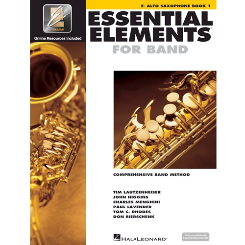 Essential Elements: Book 1 - Alto Sax - Book W/ Eei