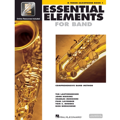Essential Elements: Book 1 - Tenor Sax - Book W/ Eei