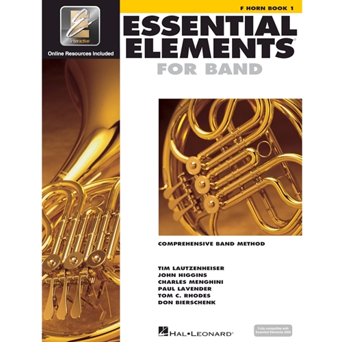 Essential Elements for Band – F Horn Book 1 with EEii