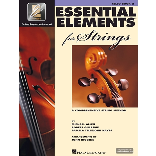 Essential Elements 2000 For Strings: Book 2 - Cello - Book W/ AUDIO ACCESS