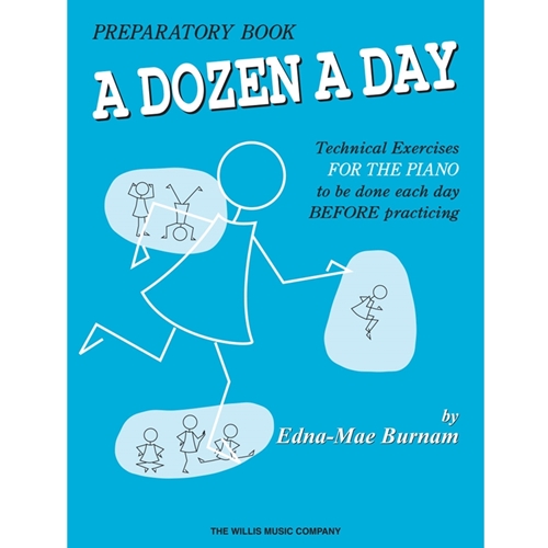 Burnam: A Dozen A Day - Prep Level (blue) - Piano