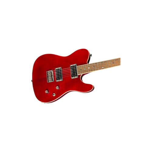 Fender Special Edition Custom Telecaster Flame Maple Top HH Crimson Red Transparent