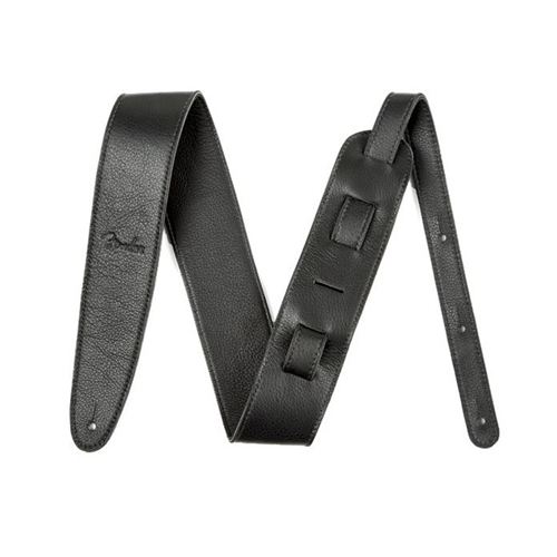 Artisan Crafted Leather Strap, 2.5" Black