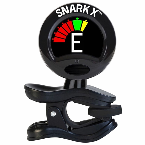 SNARK X Clip-On Tuner (black with white vulcanized rubber joint)