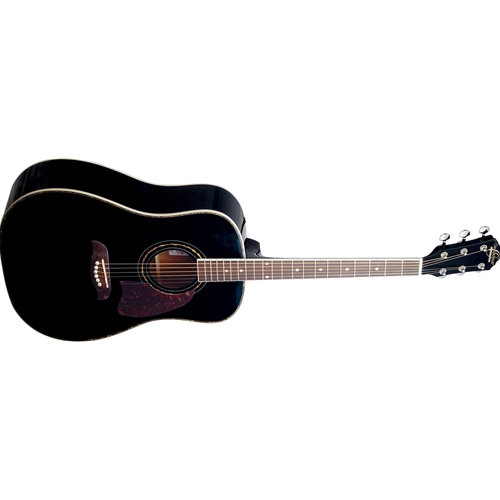 Oscar Schmidt Dreadnought Acoustic Guitar, Black