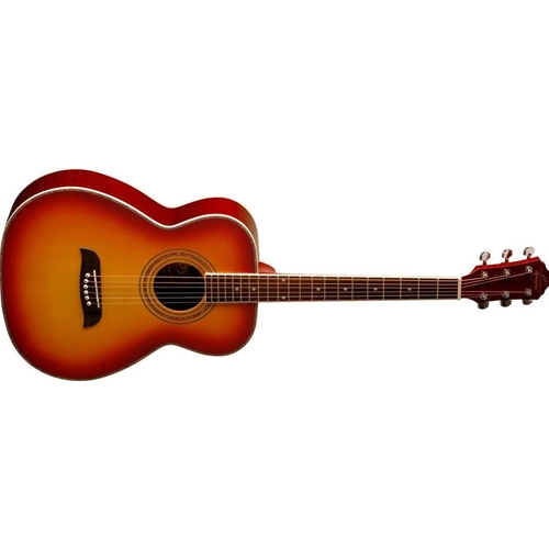 Oscar Schmidt Folk Acoustic Guitar. Cherry Sunburst