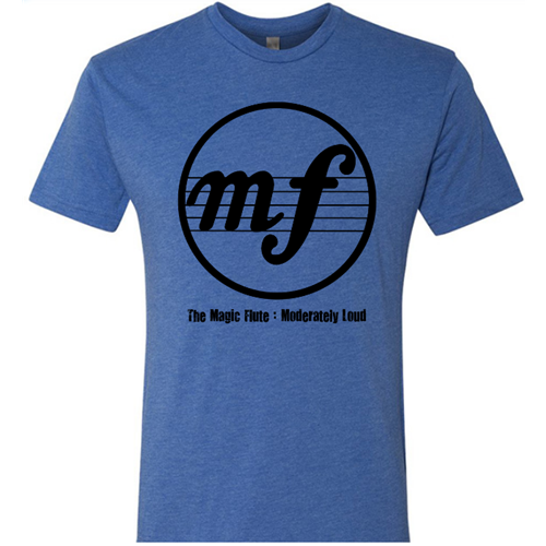 Magic Flute Mezzo Forte T-Shirt, Black Ink